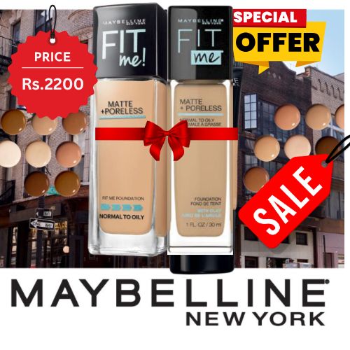 Fit Me Foundation Shade 120 – Buy One Get One Free | Limited Time Sale