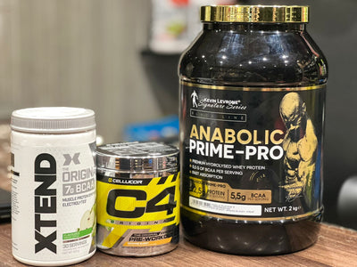 Muscle & Performance Stack – PRIME-PRO Whey + C4 Pre-Workout + XTEND BCAA