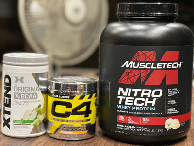 Ultimate Workout Stack – Nitro-Tech Whey, C4 Pre-Workout & XTEND BCAAs for Strength, Energy & Recovery